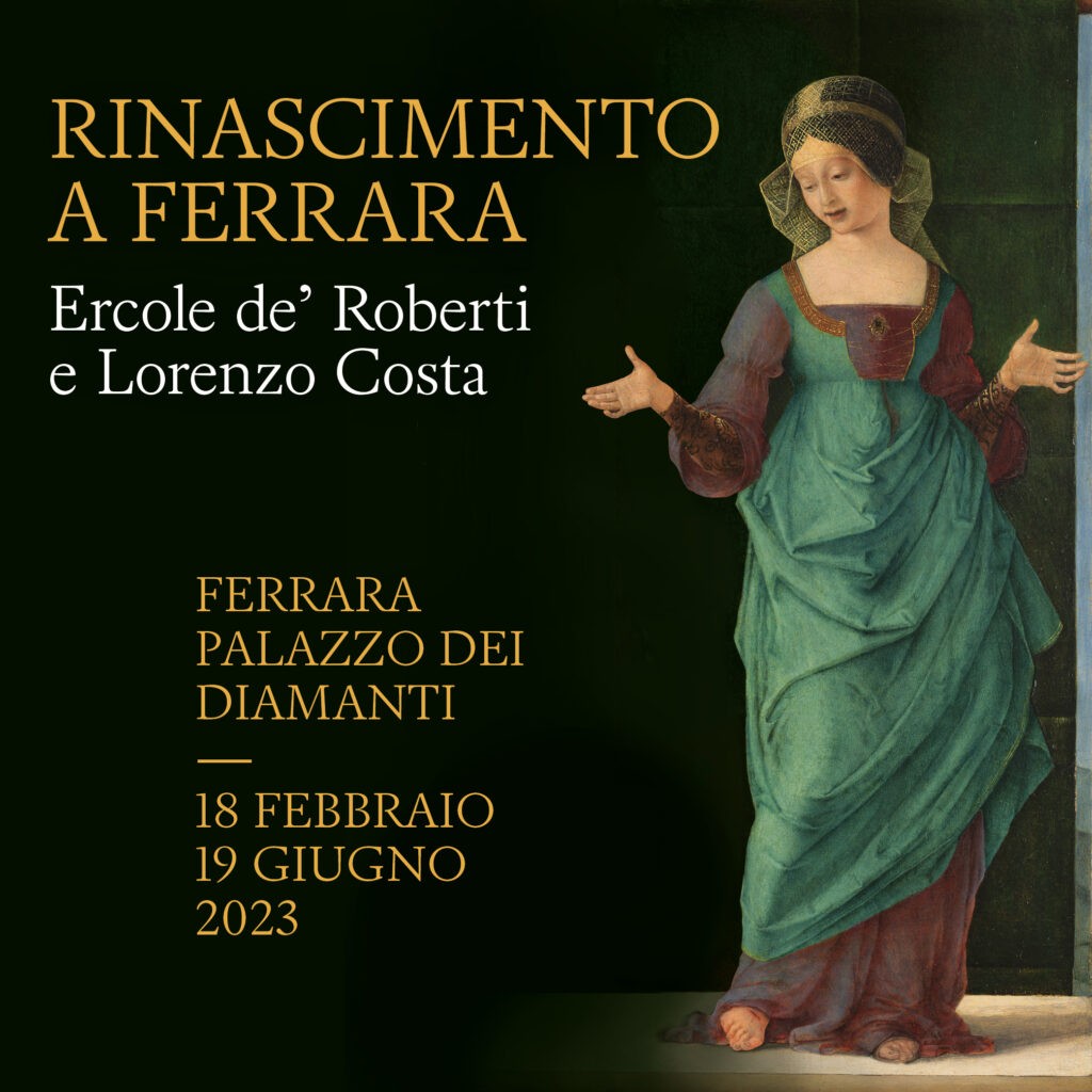 copertina di Rinascimento a Ferrara. Ercole de' Roberti e Lorenzo Costa