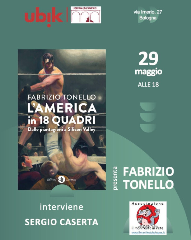 copertina di L'America in 18 quadri