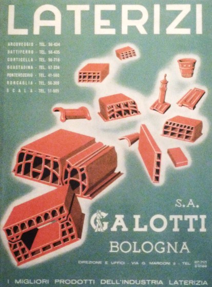 Pubblicità della Galotti S.A. 
