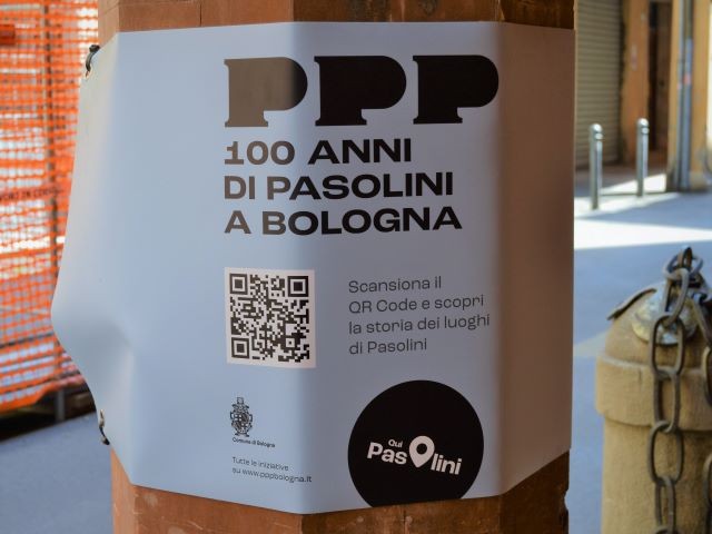 PPP 100 anni di Pasolini a Bologna