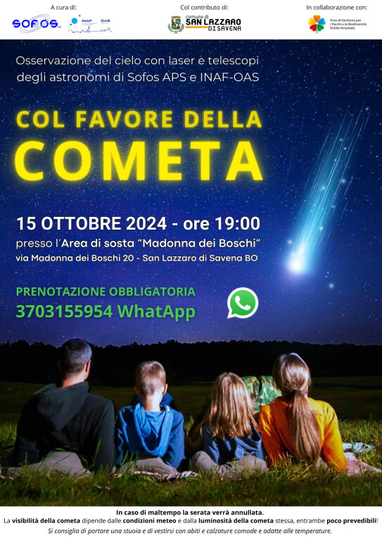 copertina di COL FAVORE DELLA COMETA