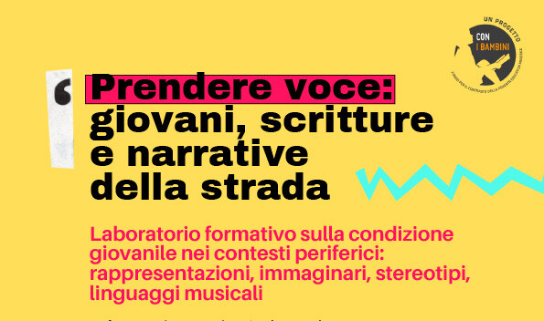 cover of Prendere voce: giovani, scritture e narrative della strada