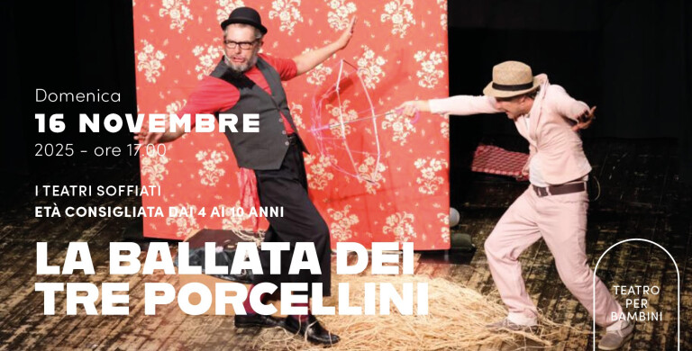 copertina di LA BALLATA DEI TRE PORCELLINI