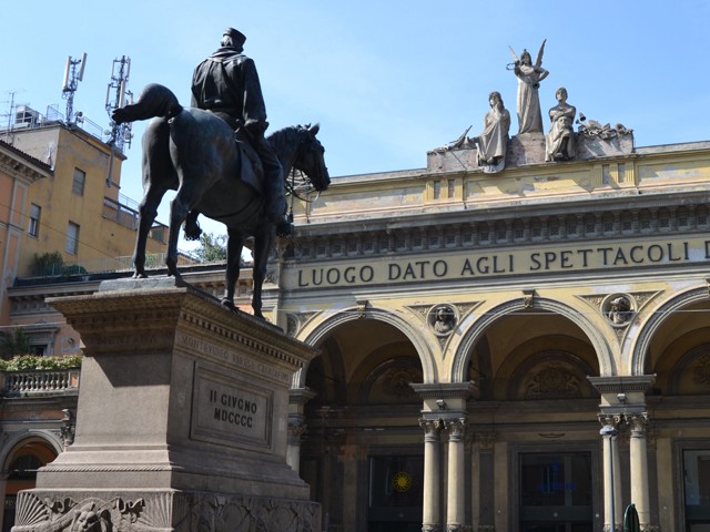Il monumento a Garibaldi 