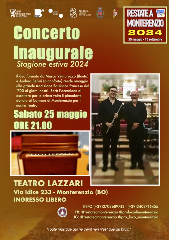 cover of Concerto inaugurale - REstate a Monterenzio 