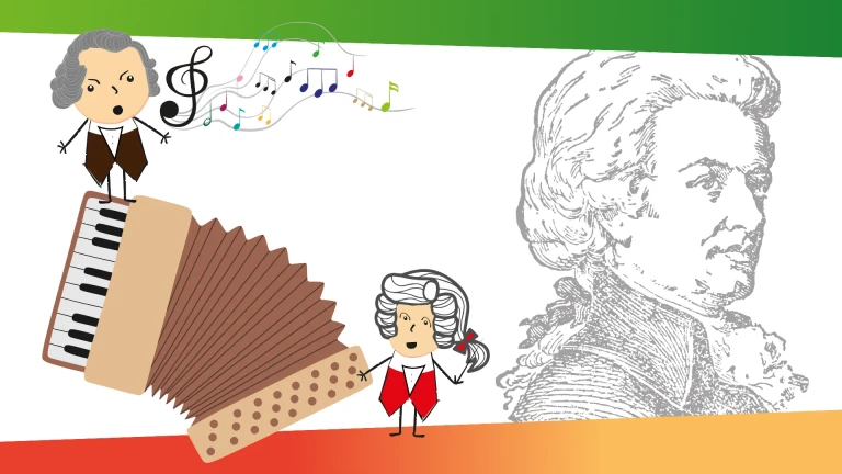 copertina di Amadé – Il viaggio di Mozart