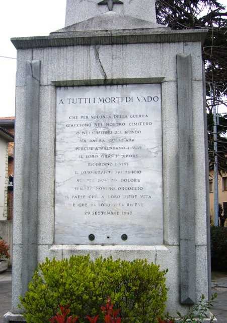 Monumento a don Sante Bartolai, ai caduti e ai deportati