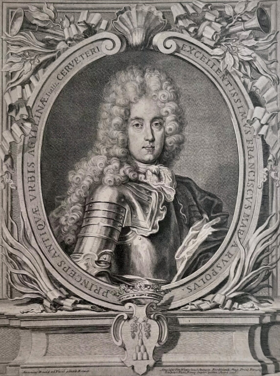 copertina di Il Principe Romano. Le musiche di Händel, Gaffi e Caldara alla corte del principe Francesco Maria Ruspoli