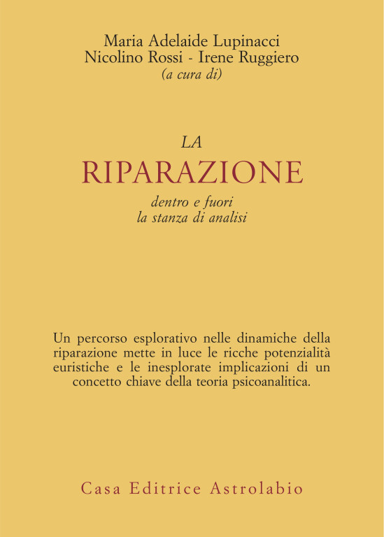 immagine di La riparazione. Dentro e fuori la stanza di analisi