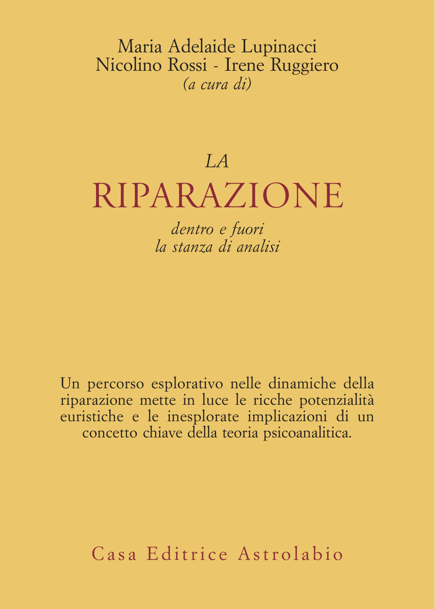 copertina di evento RIMANDATO | La riparazione. Dentro e fuori la stanza di analisi