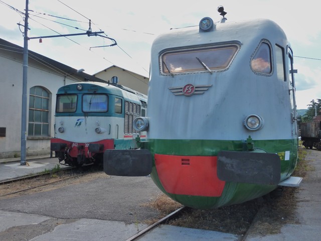Locomotori in funzione fino a pochi anni fa sulla linea Porrettana