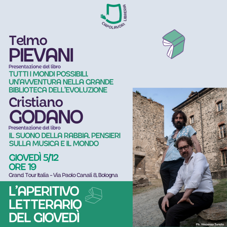 Aperitivi Letterari   Telmo Pievani e Cristiano Godano