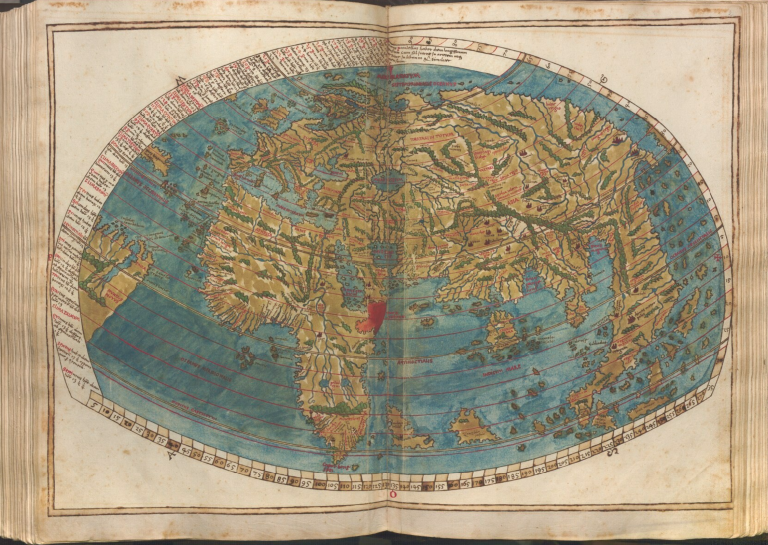 immagine di Antiche mappe e un manoscritto unico 