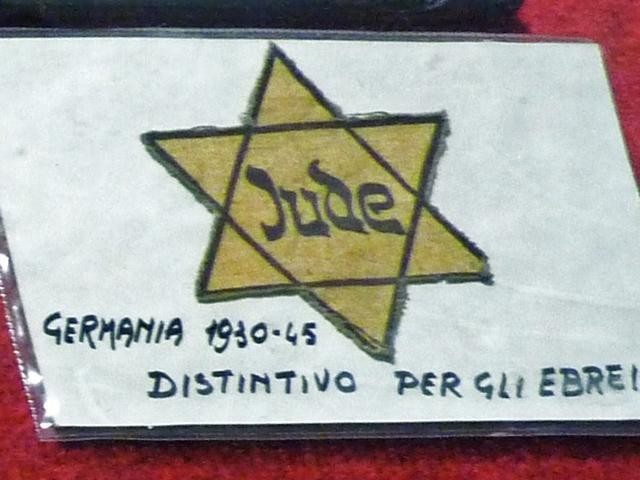Distintivo per gli ebrei - Museo della guerra - Castel del Rio (BO)