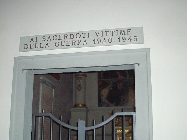 La cappella dedicata ai sacerdoti bolognesi vittime della guerra