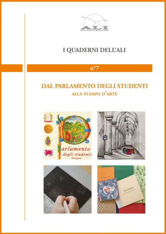cover of QUADERNO ALI n. 7. Dal Parlamento degli studenti alla stampa d'arte