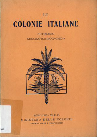 Le colonie italiane, notiziario geografico-economico
