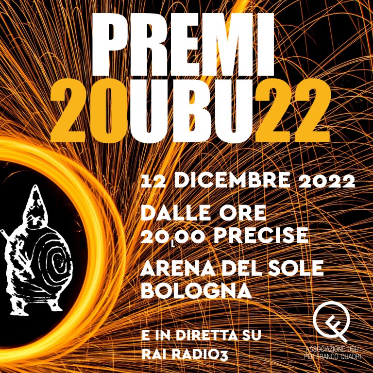 copertina di I Premi UBU 2022 a Bologna