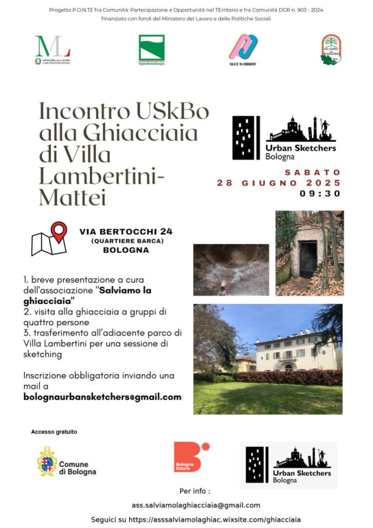 copertina di Incontro USKBo, alla Ghiacciaia di Villa Lambertini Mattei