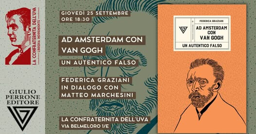 copertina di Ad Amsterdam con Van Gogh