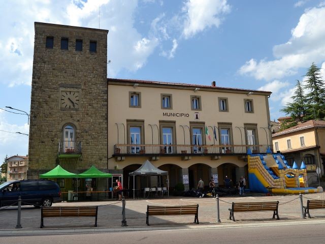 Il municipio di Castel d'Aiano (BO)
