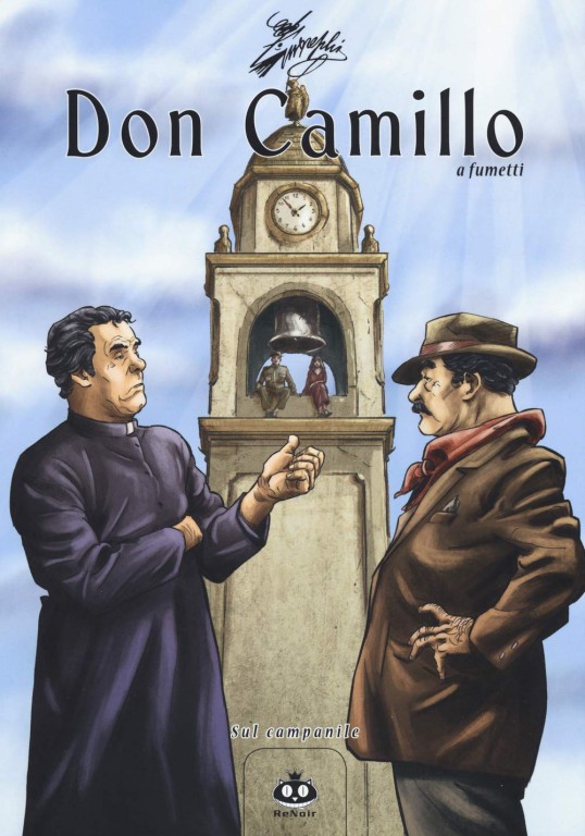 copertina di Davide Barzi, 17. Sul campanile. Don Camillo a fumetti, Milano, ReNoir, 2019