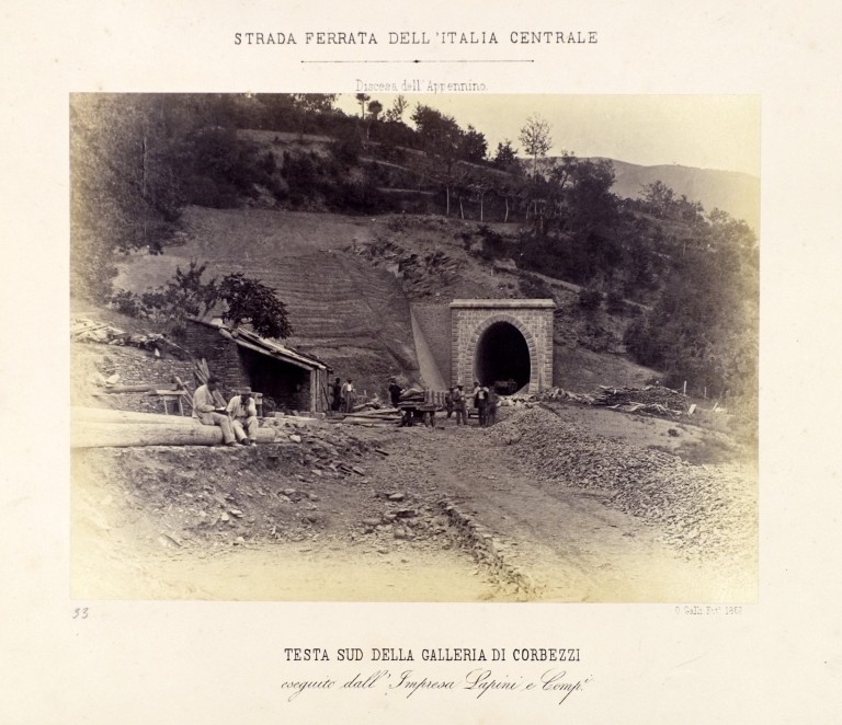 immagine di La Ferrovia Porrettana - Testa sud della galleria di Corbezzi