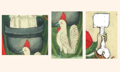BCABo, ms. A.2848, c. 9r, particolare)