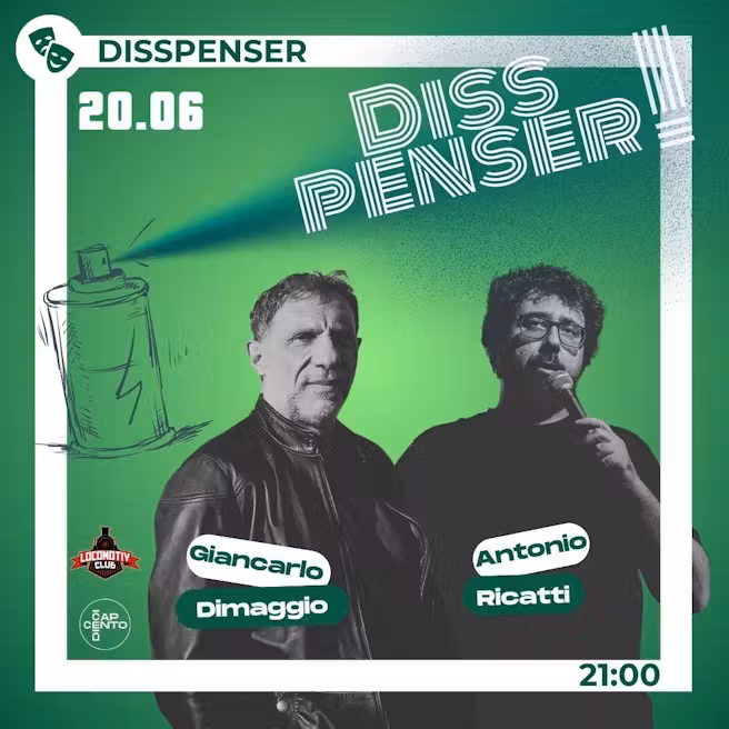 immagine di DISSPENSER con Giancarlo Di Maggio e Antonio Ricatti