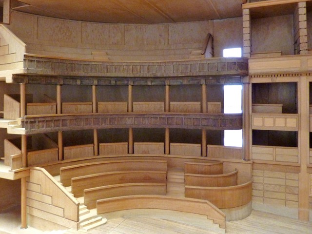 Arena del Sole - modello in legno - particolare