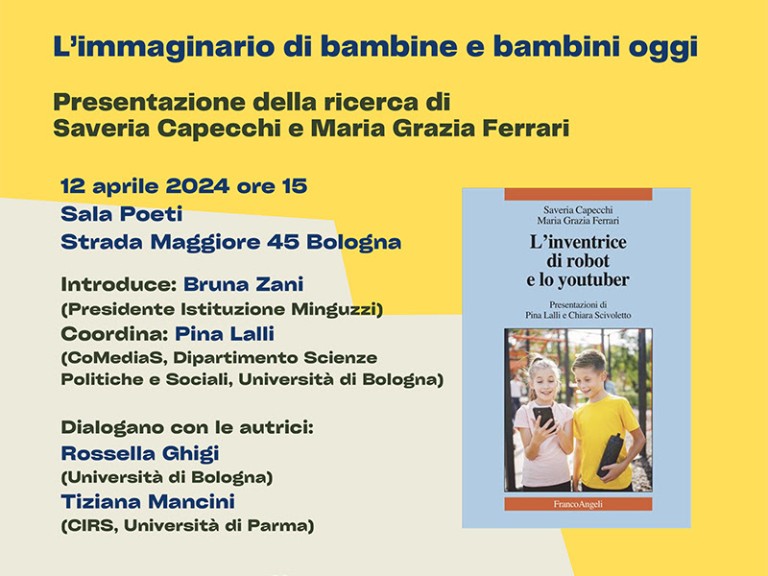 copertina di L’immaginario di bambine e bambini oggi.