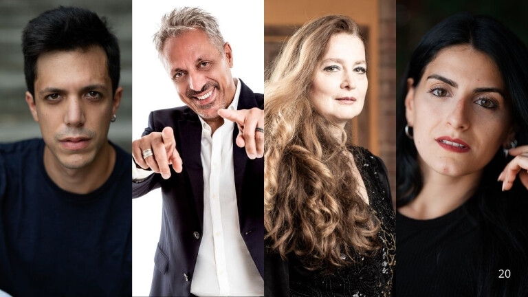 immagine di SINCERAMENTE BUGIARDI.  Max Pisu, Matteo Pisu, Valeria Lo Verso e Roberta Petrozzi