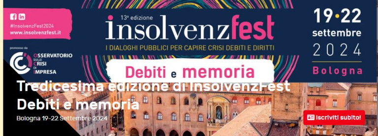 image of Insolvenz fest - Debiti e memoria