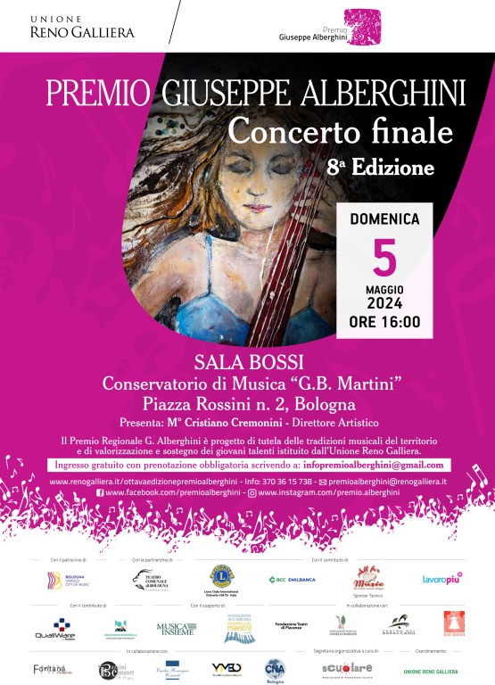 copertina di Concerto finale dell'ottava edizione del Premio Giuseppe Alberghini