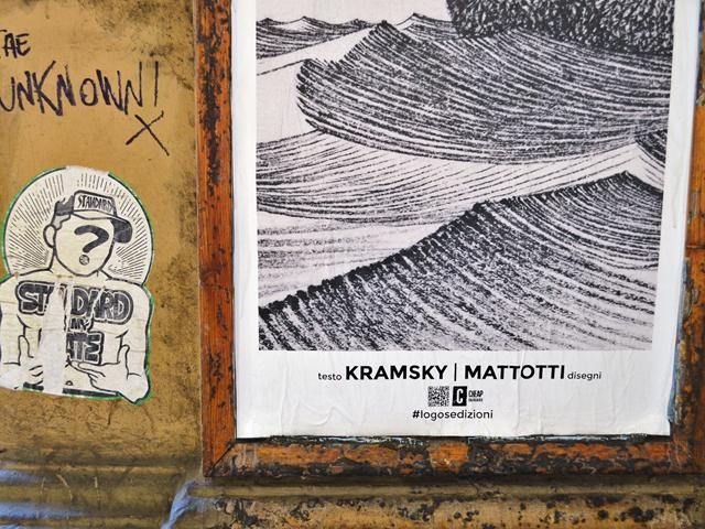 Ghirlanda - L. Mattotti, J. Kramsky - Via Indipendenza, via S. Giuseppe (BO) - 2017
