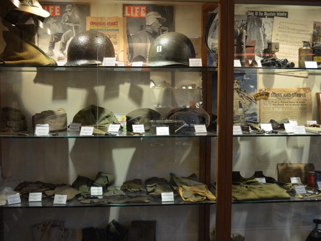 Equipaggiamento militare della 10a Divisione USA - Museo di Iola Montese