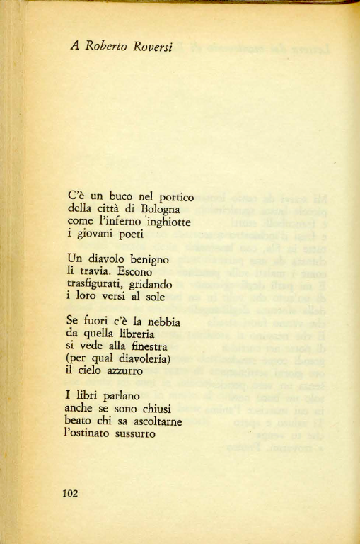 image de Stefano Benni, A Roberto Roversi