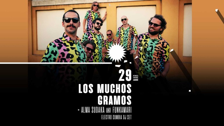copertina di Los Muchos Gramos + Alma Sudaka & Funkamari 