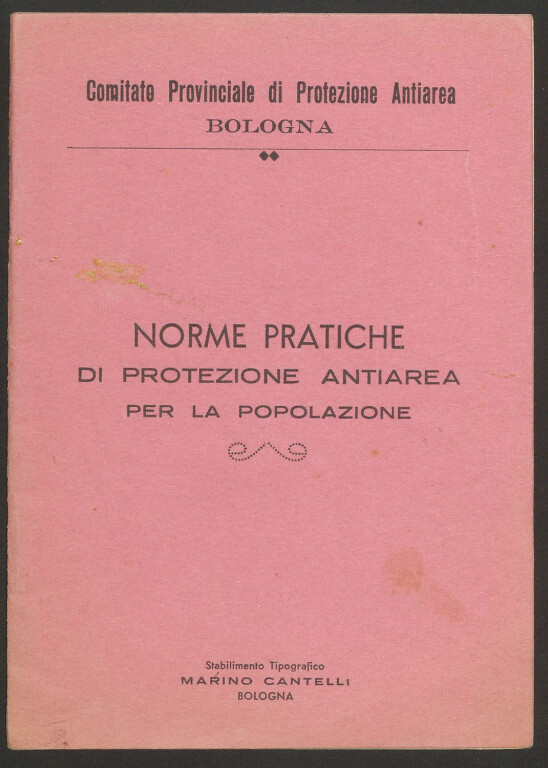 Norme pratiche di protezione antiarea per la popolazione