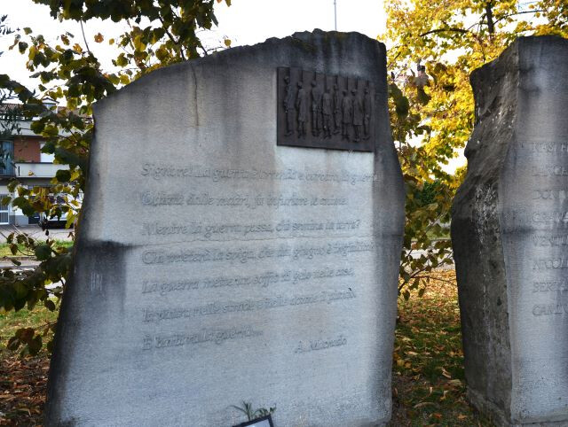 Nuovo monumento dell'eccidio di Pratomaggiore