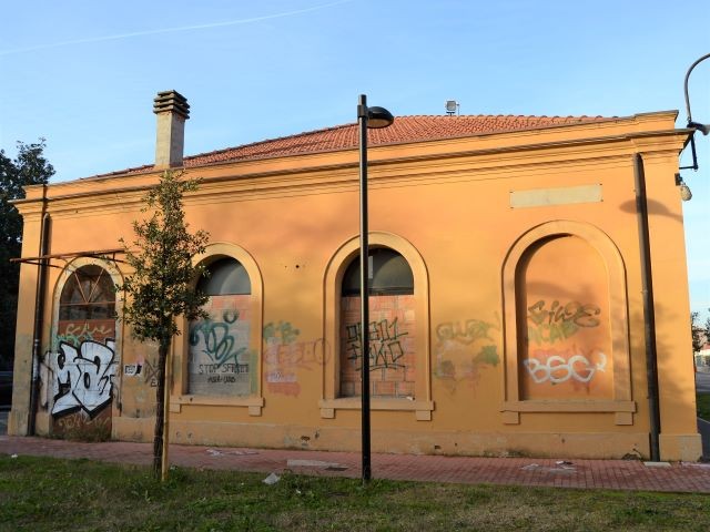 Edificio in disuso della Ferrovia Veneta
