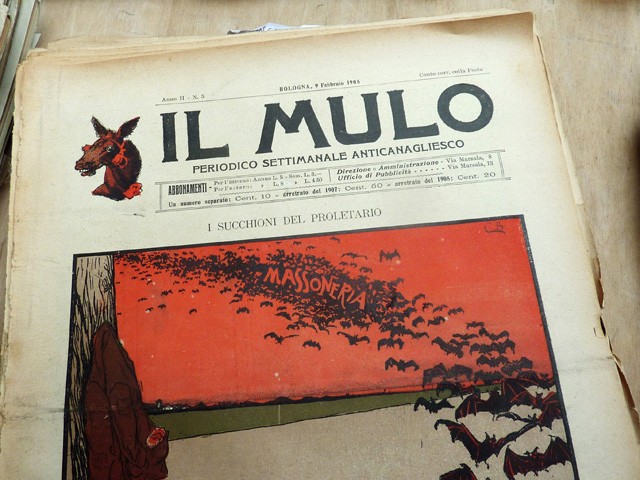 Copertina del giornale "Il Mulo"