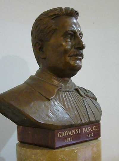 Busto di Giovanni Pascoli all'Università di Bologna