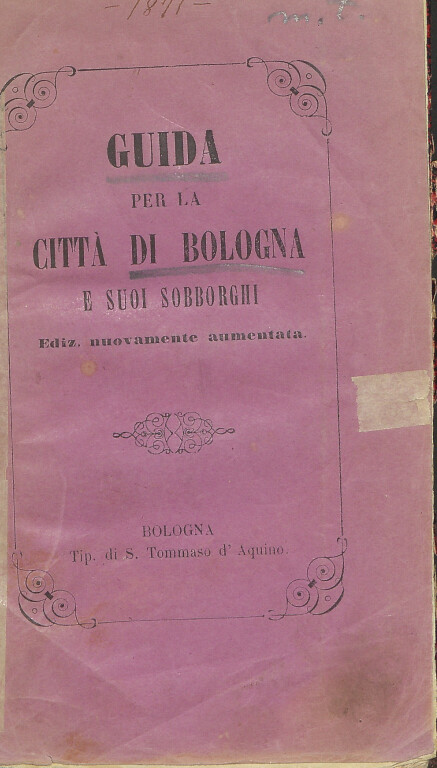 copertina di Guida per la città di Bologna e suoi sobborghi