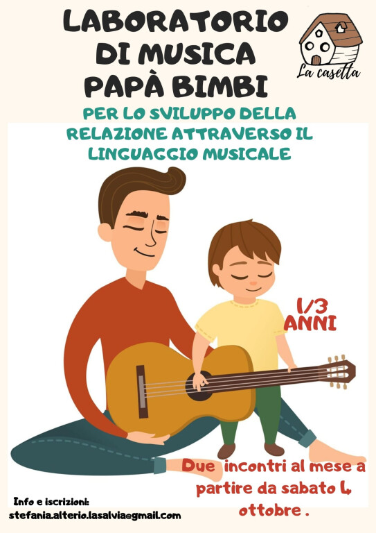 immagine di Laboratorio di musica papà-bimbi