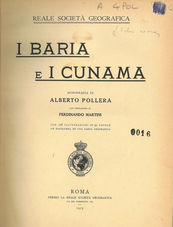 copertina di I Baria e i Cunama