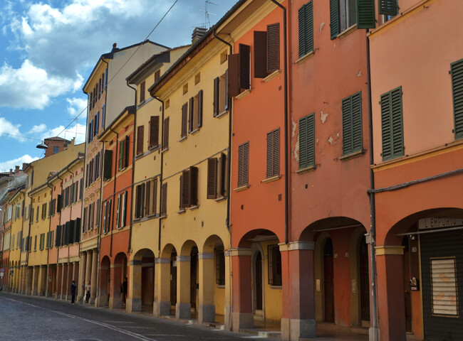 copertina di I portici di Bologna