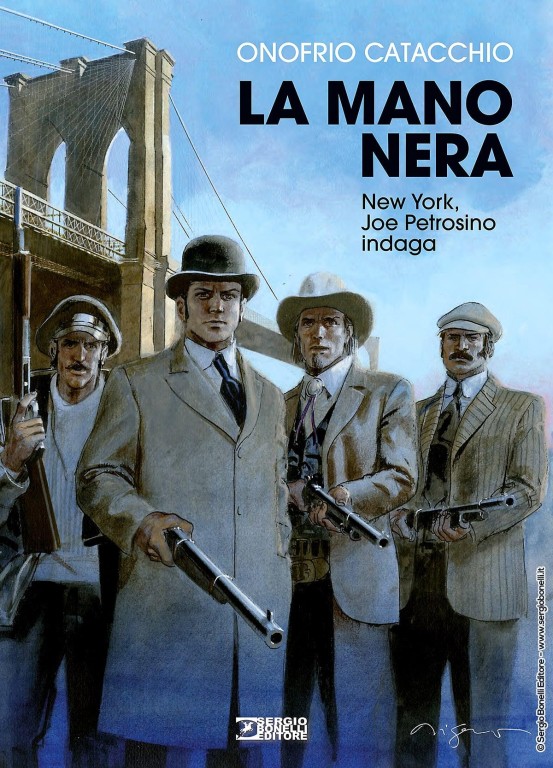 copertina di Onofrio Catacchio, La mano nera: New York, Joe Petrosino indaga, Milano, Sergio Bonelli, 2020