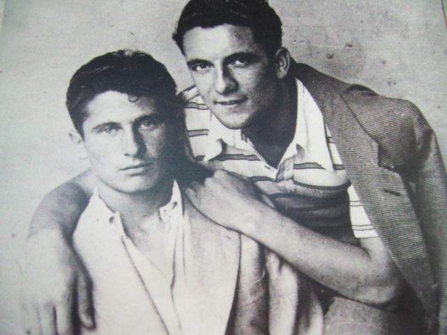 Dante Drusiani (Tempesta) e Vincenzo Toffano (Terremoto) - giovani gappisti bolognesi fucilati a Sabbiuno