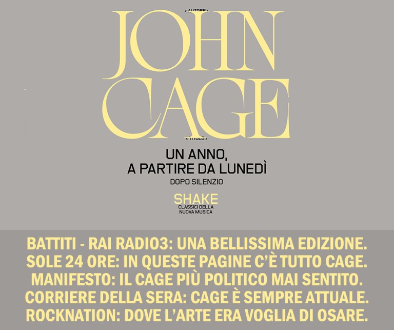 copertina di Cominciamo da John Cage